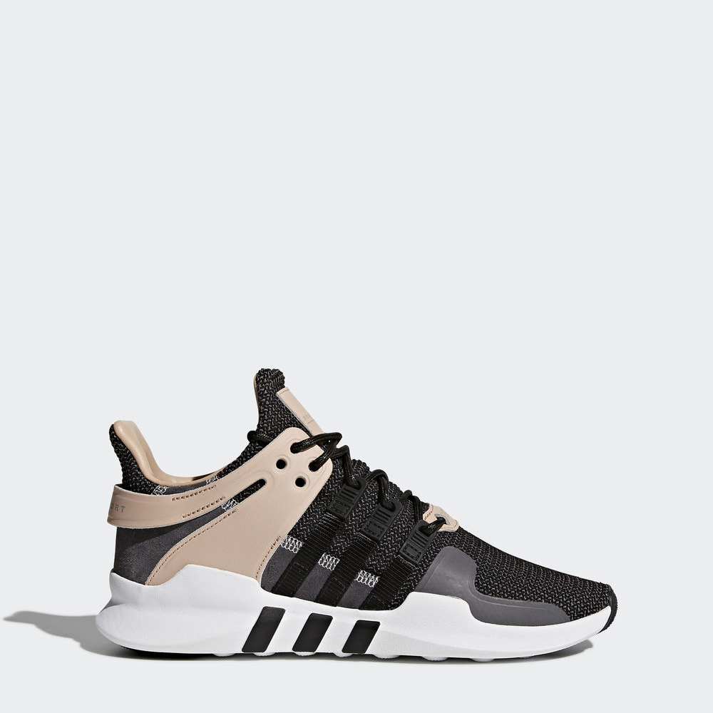 Adidas Eqt Support Adv - Originals γυναικεια - Μαυρα/Μαυρα/Γκρι,Μέγεθος: EU 36 – 54 2/3 (119IHCPW)